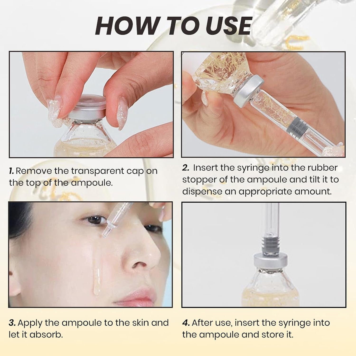 Silk Peptide Intensive Lifting Ampoule, Korean Anti-Aging Serum for Face with Collagen & 30 Peptide Complex, Skincare Serum for Smoother, Glowing Skin (40Ml)