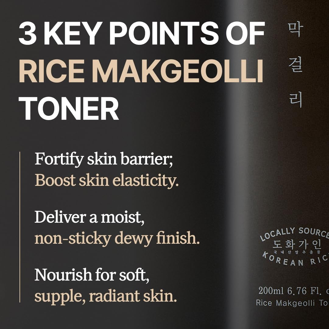 Makgeolli Ritual Set : a Gift of Luxury | Toner, Serum, Moisturizer, Eye Cream | Deep Hydration & Radiance | Korean Skin Care