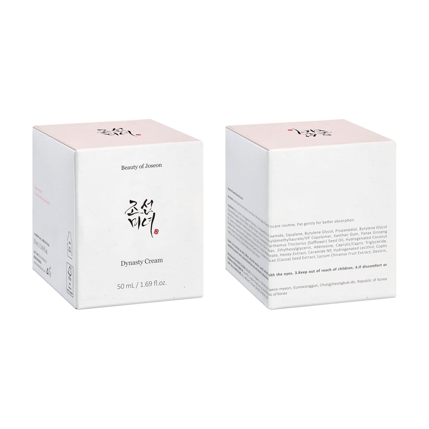Green Plum Refreshing Cleanser (100Ml, 3.38 Fl.Oz.) with Dynasty Cream Hydrating Face Moisturizer (50Ml, 1.69 Fl.Oz.), Korean Skincare