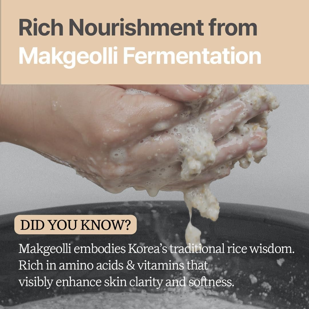 Makgeolli Ritual Set : a Gift of Luxury | Toner, Serum, Moisturizer, Eye Cream | Deep Hydration & Radiance | Korean Skin Care